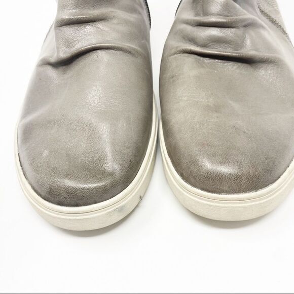 Rockport Leather Zip Up Sneakers Grey Size 9 - Picture 3 of 7